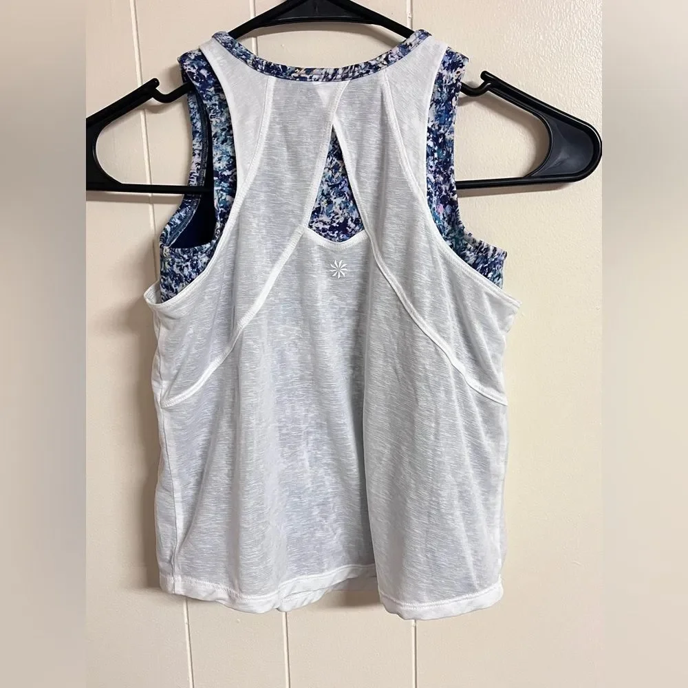 Athleta Girl Tank Top and Running Shorts Sz S/ 7